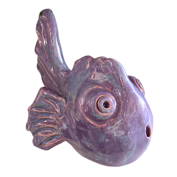 Violet Ceramic Fish
