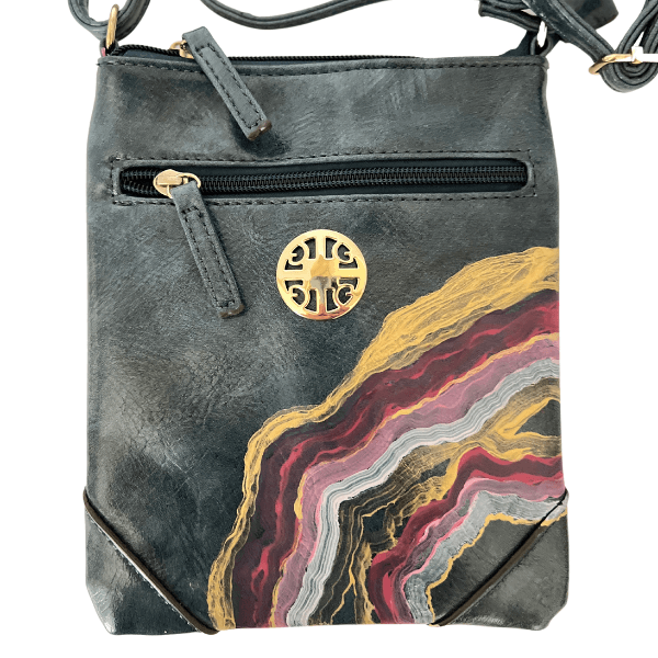 Hand Painted Cell Phone Crossbody Purse