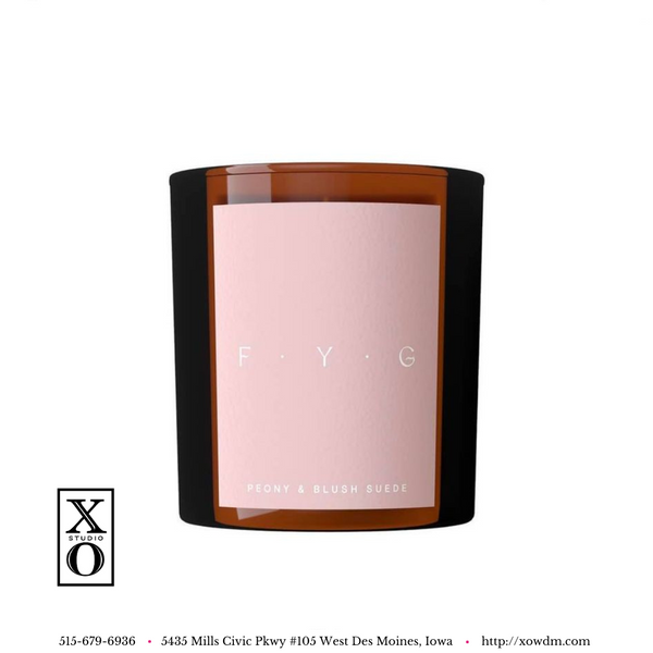 FYG - PEONY & BLUSH SUEDE CANDLE