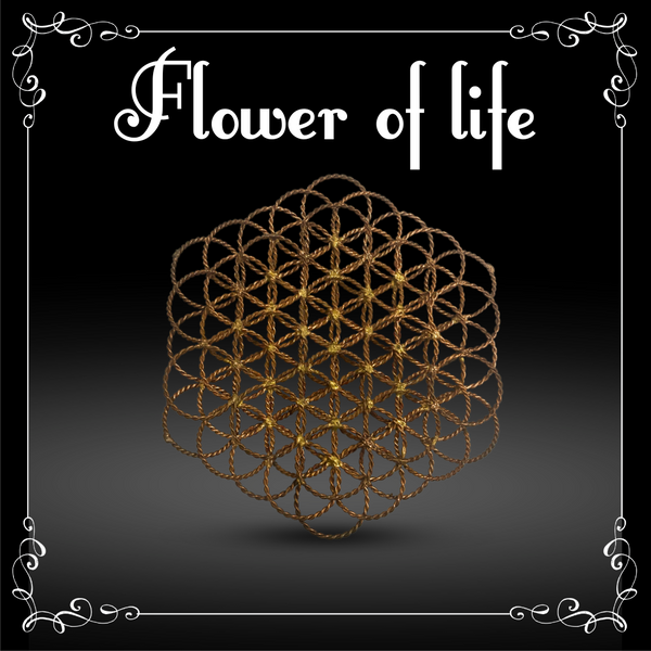 Handmade Copper Flower of life