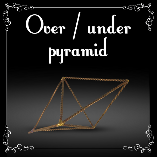Handmade Copper Over / under pyramid