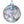 Load image into Gallery viewer, Glass Christmas Ball Feather design
