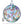 Load image into Gallery viewer, Glass Christmas Ball Feather design
