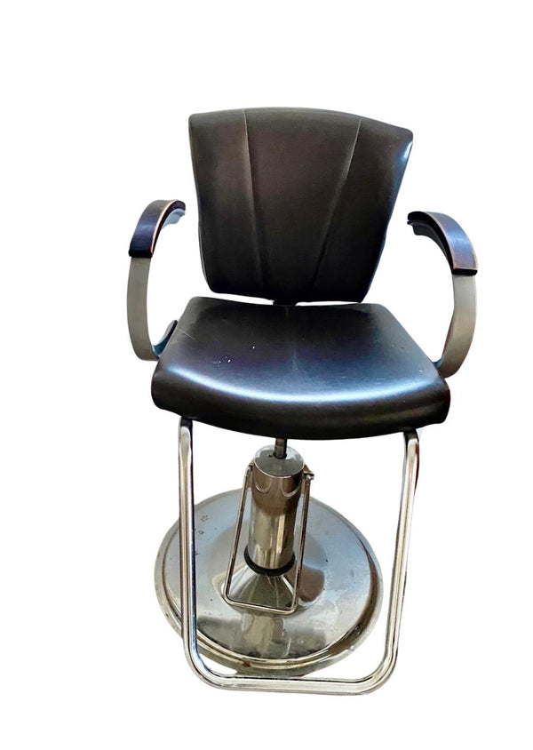 Brown salon hydraulic chair