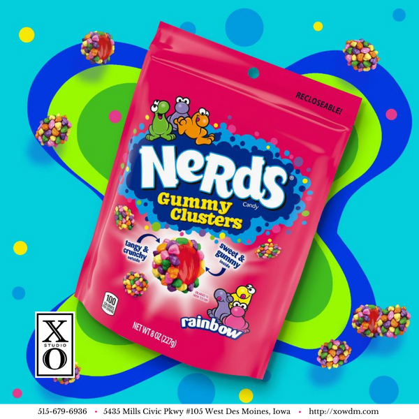Nerds Gummy Clusters Candy Rainbow 8oz