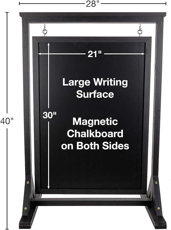 Black Handcrafted Chalkboard Sign