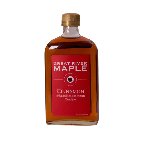 Great River Maple Syrup - Cinnamon 375ml #PRB