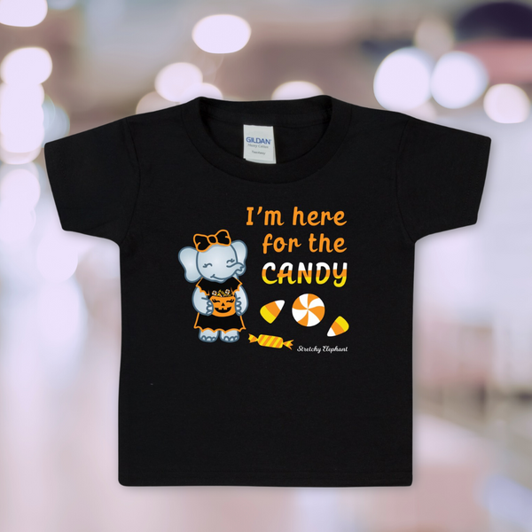STRETCHY ELEPHANT "CANDY" Gildan Heavy Cotton Toddler T-Shirt