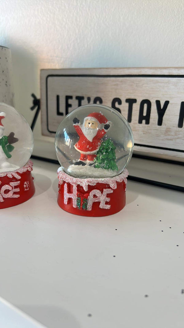 Hope Christmas Snow Globes