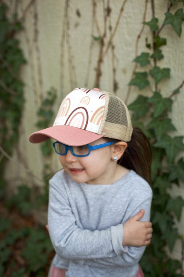 Rainbow Toddler Trucker Hat